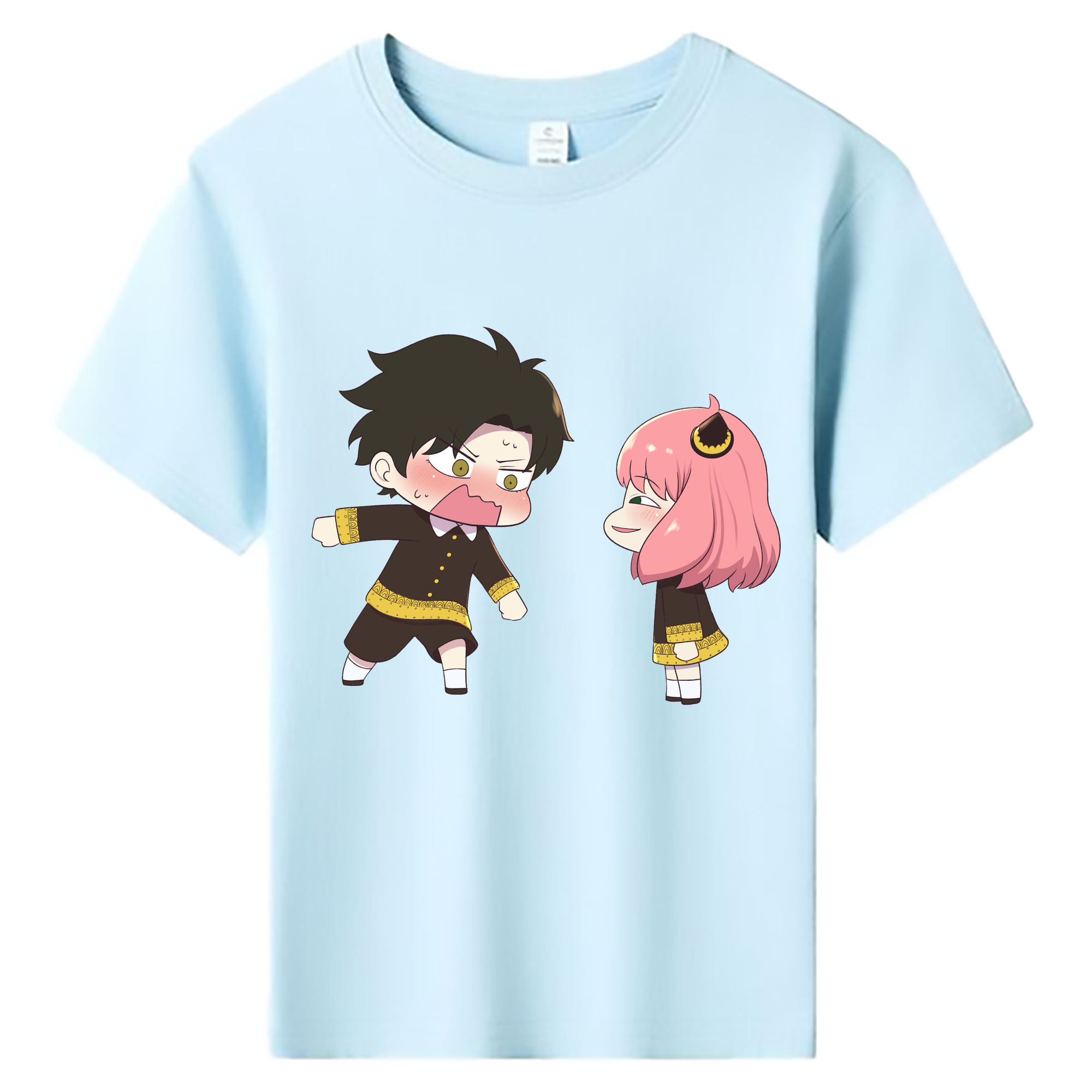 （画像用） SPY×FAMILY间谍家家酒 綿100％キッズTシャツ（フロントプリント）